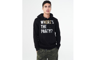 WHERE'S THE PARTY PULLOVER HOODIE