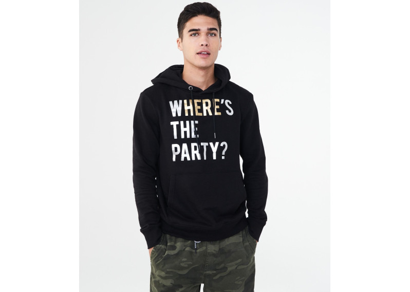 WHERE'S THE PARTY PULLOVER HOODIE