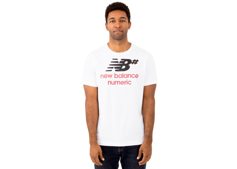 Numeric Stacked Logo T-Shirt - White