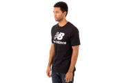 Essential Stacked Logo T-Shirt - Black/White
