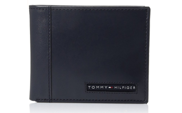 Tommy Hilfiger Leather Cambridge Passcase Wallet with Removable Card Holder