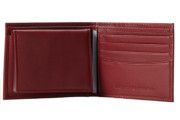 Men's Leather Dore Passcase Billfold Wallet with Removable Card Holder