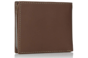Men's Leather Wallet with Attached Flip Pocket