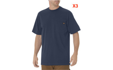 Dickies Limited Edition 3-Pack Heavyweight T-Shirt, Dark Navy