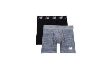 New Balance Performance Everyday 6" Boxer Briefs - Pack of 2
