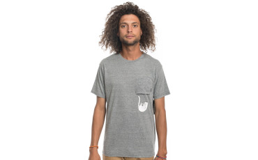 Falling For Nermal Pocket T-Shirt - H.Grey