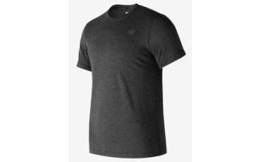 New Balance Tech Short Sleeve T-Shirt - Black Heather