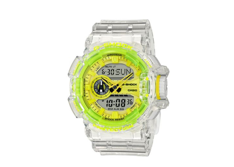 G-Shock GA400SK-1A9 Watch - Clear/Lime