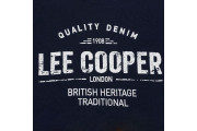 Lee Cooper Large Logo Print T Shirt Mens