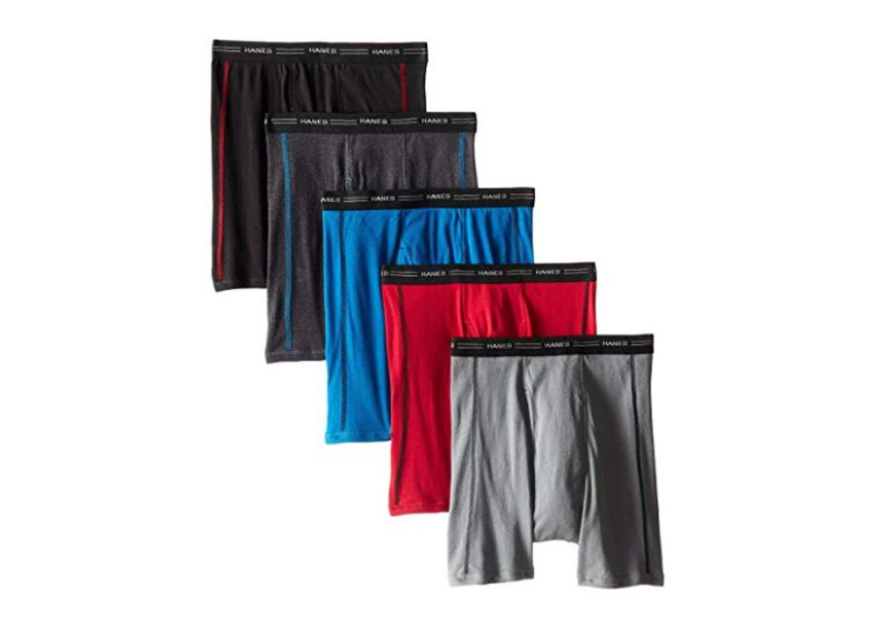 5-Pack Sports-Inspired FreshIQ Odor Protection Boxer Brief