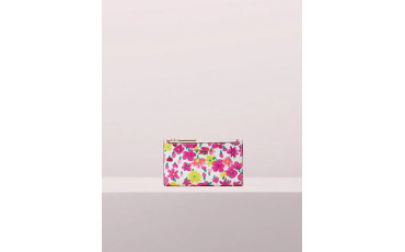 sylvia marker floral small slim bifold wallet
