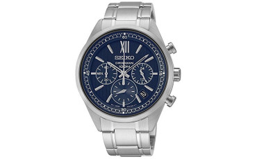 Chronograph Blue Dial Stainless Steel Men's Watch