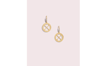 symbols spade floral drop earrings