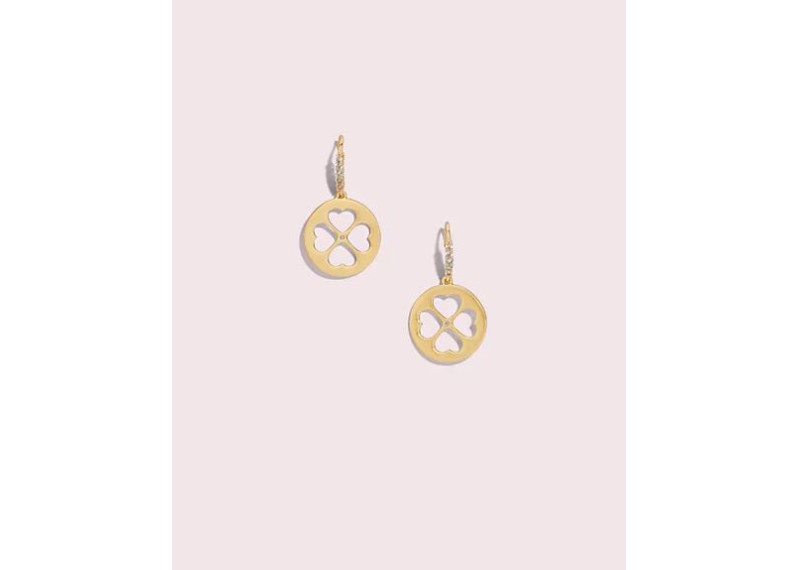 symbols spade floral drop earrings