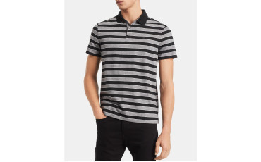 Men's Liquid Touch Striped Polo Shirt