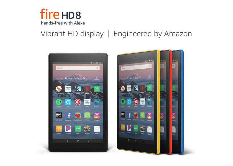 Fire HD 8 Tablet (8" HD Display, 16 GB)