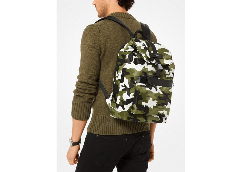 Kent Camouflage Jacquard Nylon Backpack