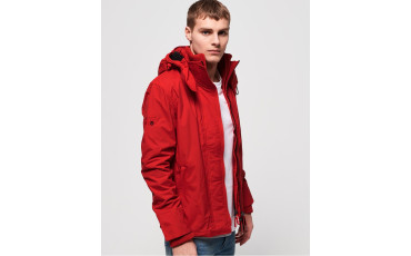 CNY Hooded Arctic Pop Zip SD-Windcheater Jacket Panel Red