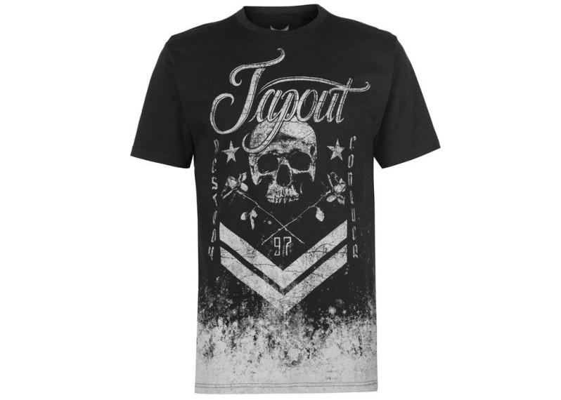 Tapout Lifestyle T Shirt Mens Skull