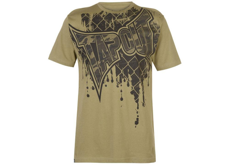 Tapout Core T Shirt Mens Khaki 2