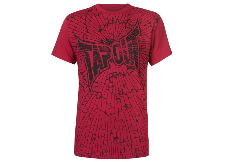 Tapout Core T Shirt Mens Red 3