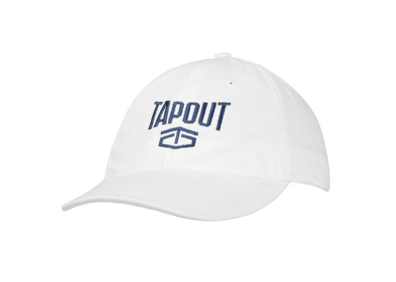 Tapout Large Logo Baseball Cap White