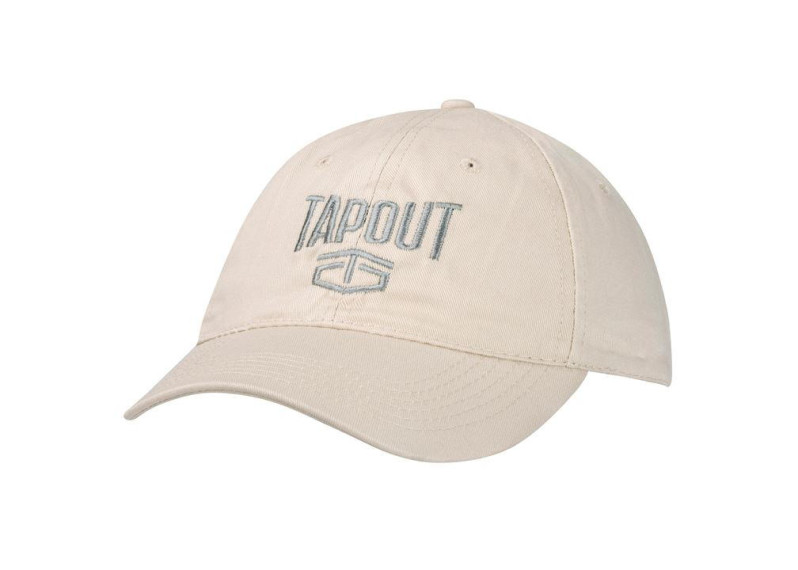 Tapout Large Logo Baseball Cap Light Grey