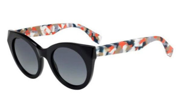 Fendi Chromia Plum Gradient Cat Eye Ladies Sunglasses