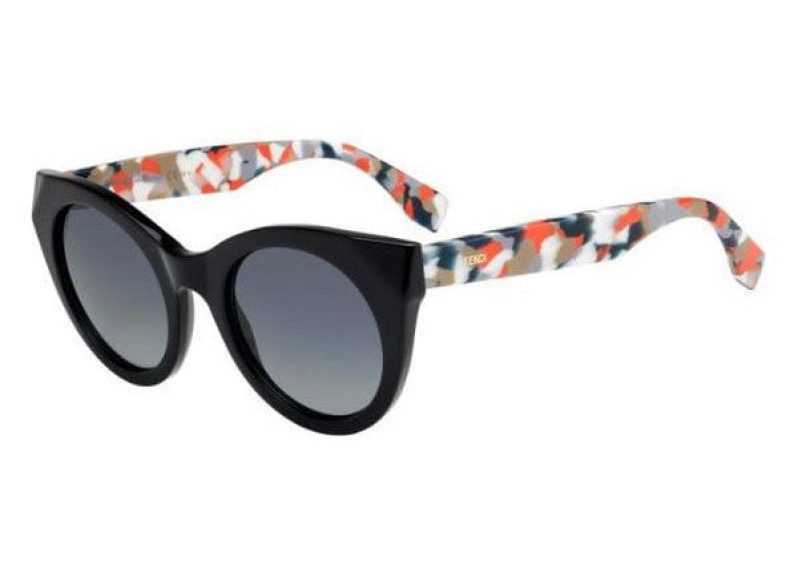 Fendi Chromia Plum Gradient Cat Eye Ladies Sunglasses