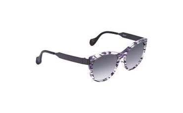 Fendi Sliky Grey Gradient Cat Eye Ladies Sunglasses