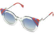 Fendi Blue Gradient Cat Eye Sunglasses