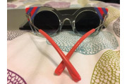 Fendi Blue Gradient Cat Eye Sunglasses