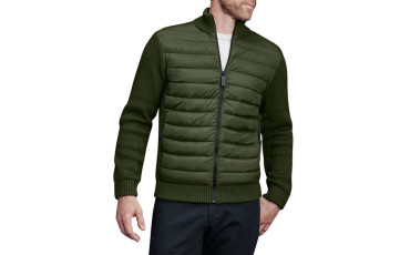 CG Men's Hybridge Knit Zip-Front Jacket