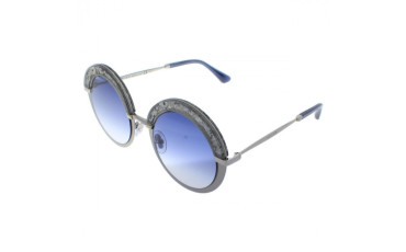 Jimmy Choo Blue Gradient Round Sunglasses