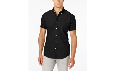 Tommy Men's Maxwell Short-Sleeve Button-Down Classic Fit Shirt