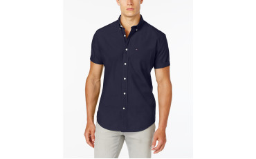 Tommy Men's Maxwell Short-Sleeve Button-Down Classic Fit Shirt