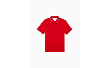 CK REGULAR FIT TIPPED ATHLEISURE POLO SHIRT