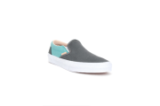 (8F7VMM) Textured Suede Classic Slip-On Shoe - Pewter