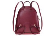Rhea Medium Leather Backpack - Oxblood