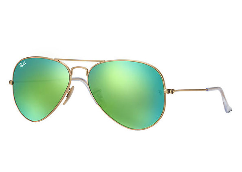 Aviator Green Flash 62 mm Sunglasses