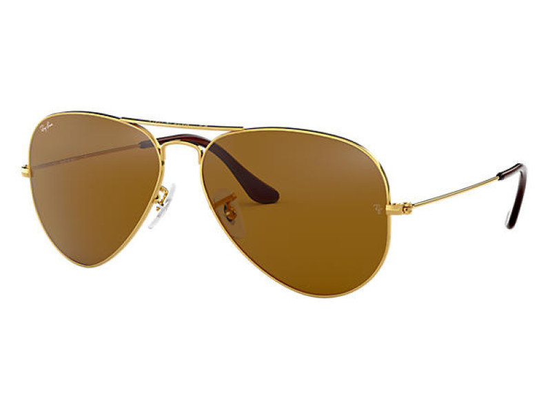 Aviator Brown Classic B-15 Men's Sunglasses