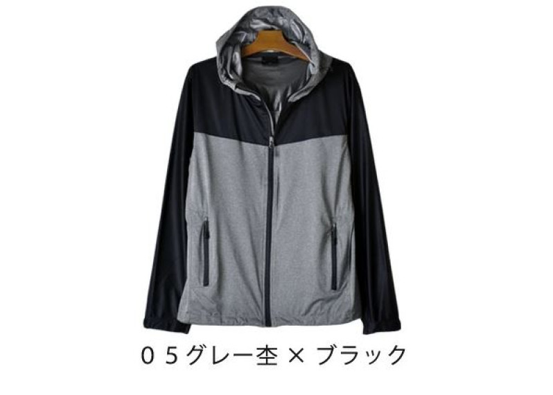 日本三防外套０5 Gray 杢 x Black