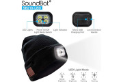 SoundBot¨ SB210 HD Stereo Bluetooth 4.1 Wireless Smart Beanie w LED