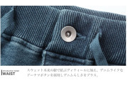 日本必入雙彈牛 knit ブルー Blue
