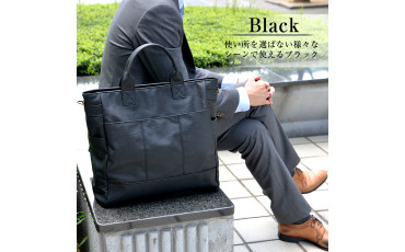 日本簡兩用手提合皮袋 Black