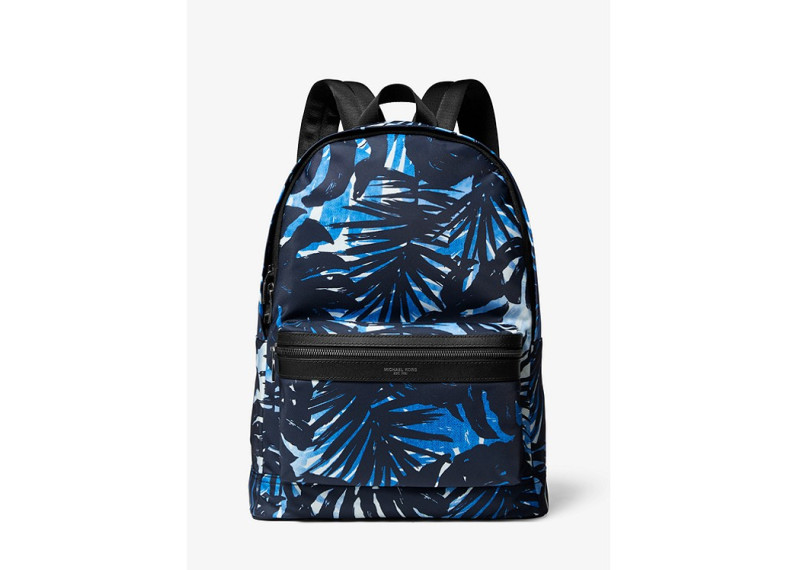 Michael Kors Kent Palm Print Nylon Backpack