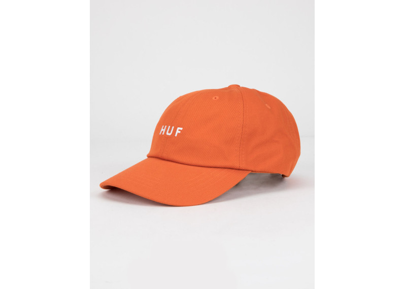 HUF Essentials Orange Mens Strapback Hat