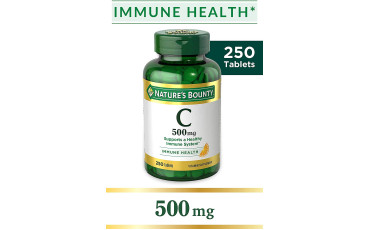 Nature's Bounty Vitamin C 500 mg 250 Tablets