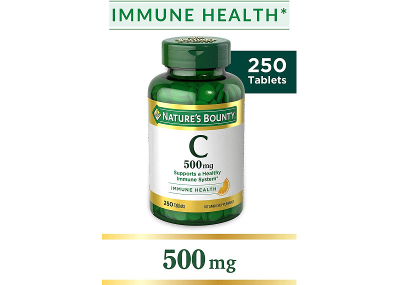 Nature's Bounty Vitamin C 500 mg 250 Tablets