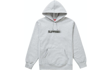 Supreme Motion Logo Hooded Sweatshirt Ash Grey